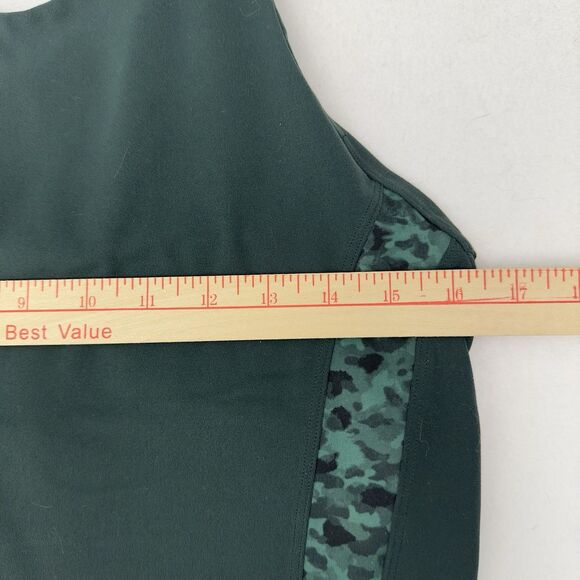 Athleta Set Salutation Stash Pocket II Leggings 1X/Conscious Crop Top XL Green - Picture 14 of 16